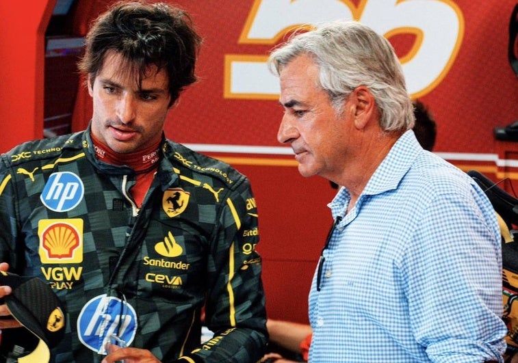 La tierna felicitación de Carlos Sainz padre a su hijo: «Orgulloso de verte cumplir tus retos»