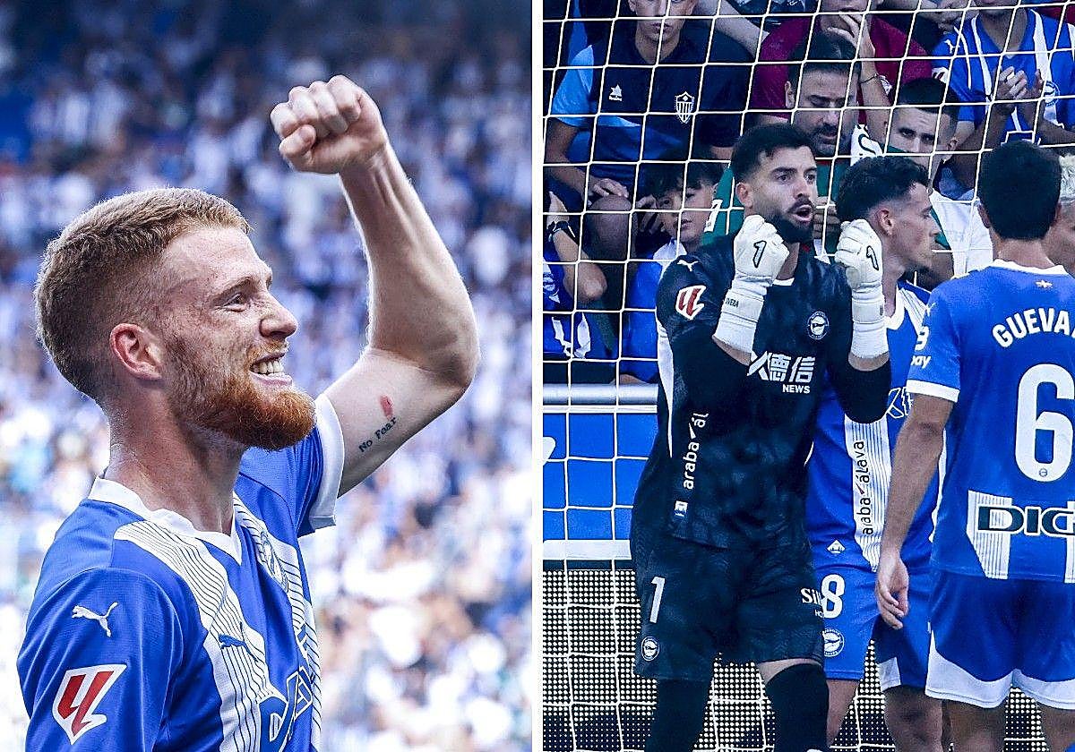 Sivera y Carlos Vicente se disputan el MVP del Alavés-Las Palmas. ¿Quién ha sido el mejor para ti? Vota aquí