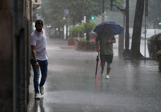 Nuevo aviso amarillo para esta noche en Bizkaia por tormentas y lluvias intensas