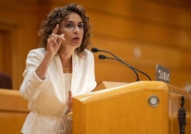 María Jesus Montero en el Senado.