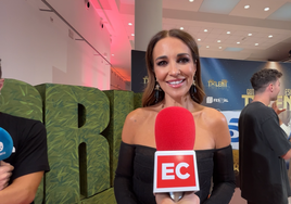 Paula Echevarría en la alfombra naranja del FestVal