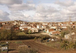 Vista de Madrigal del Monte, en Burgos.