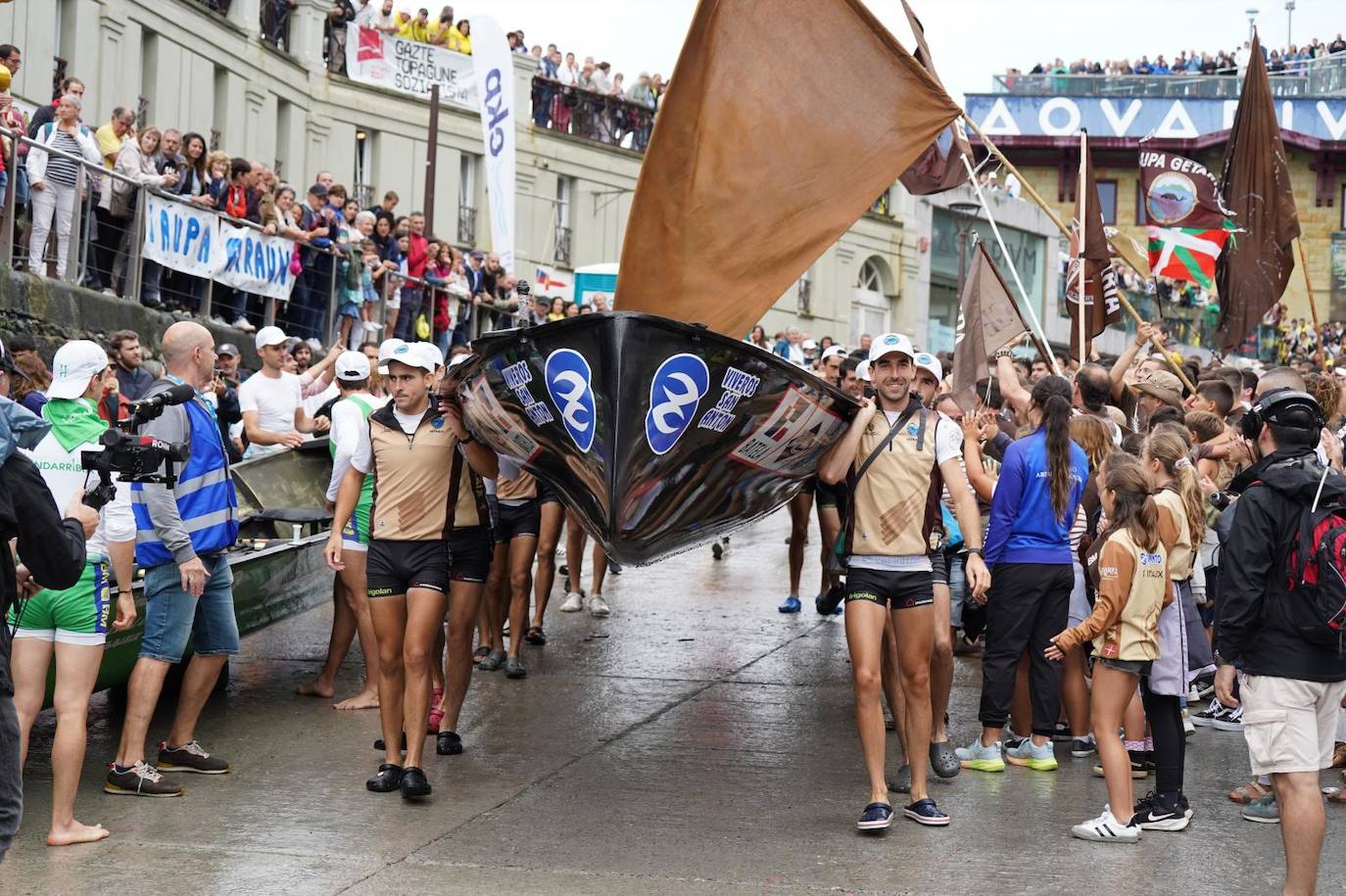 Exhibición de Urdaibai que se lleva la Bandera de La Concha