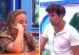 Maite y Óscar, los implicados en la primera bronca de Gran Hermano.