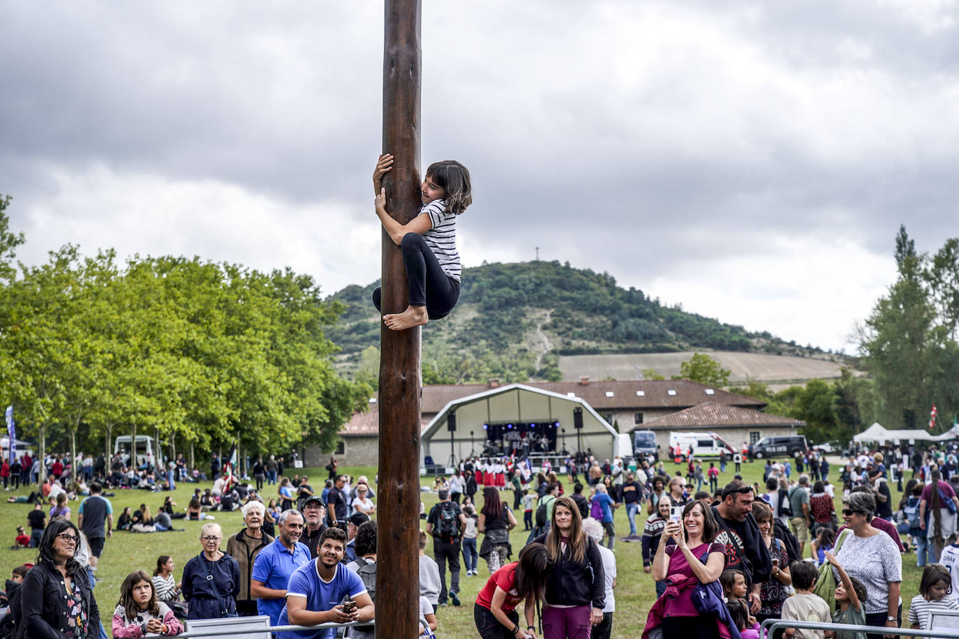 La fiesta en las campas de Olárizu, en imágenes