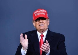 Donald Trump, durante un mitin.