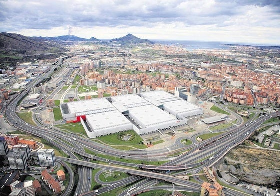 Vista aérea de Barakaldo, donde el gran tráfico que soportan algunos de sus viales provoca grandes molestias.