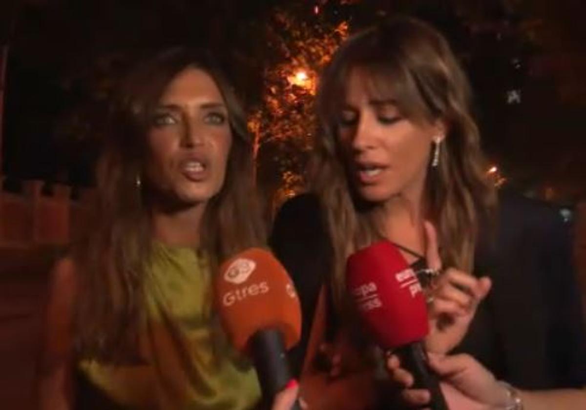 Sara Carbonero, incómoda con una pregunta de su amiga Isabel Jiménez