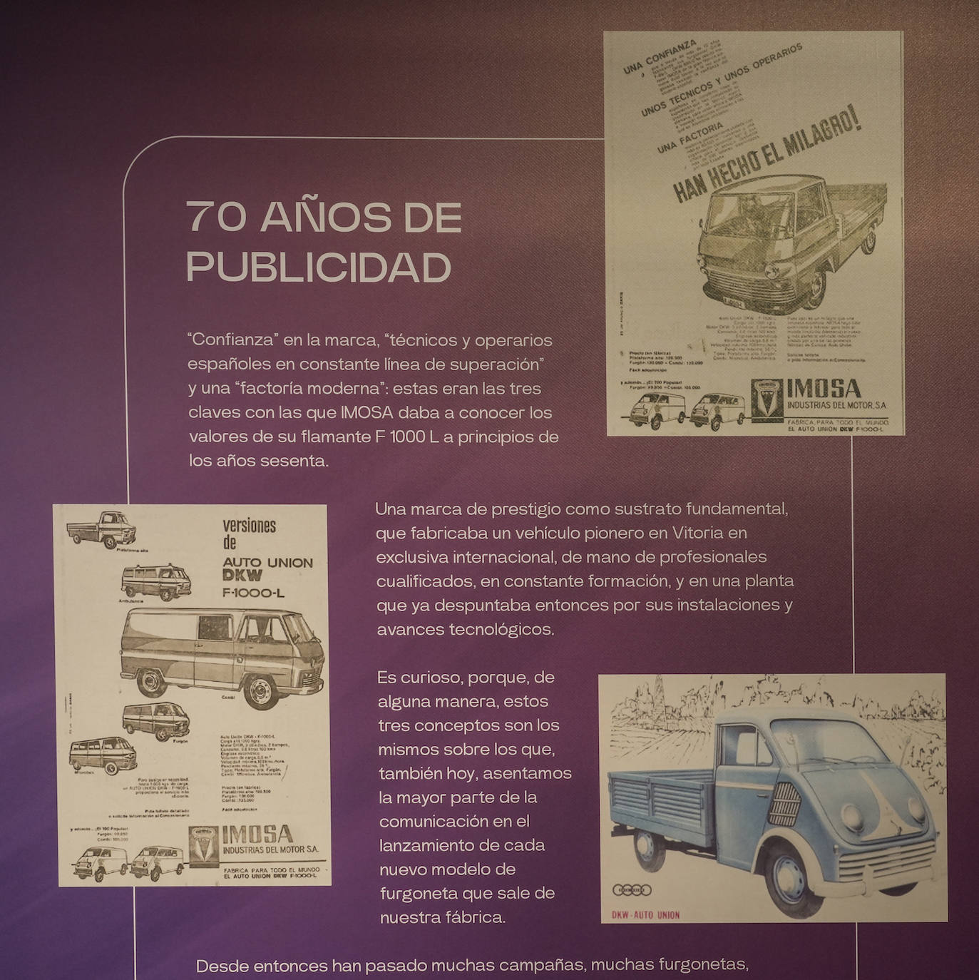 La exposición de Mercedes en Vitoria, en imágenes