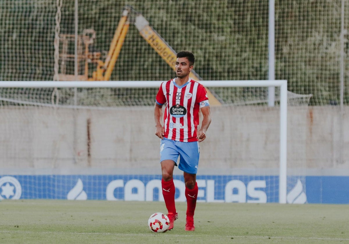 Erik Ruiz es el segundo capitán del Lugo, pese a tratarse de un recién llegado.