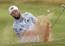 Rahm cometió su primer bogey en el torneo americano en el hoyo 16.