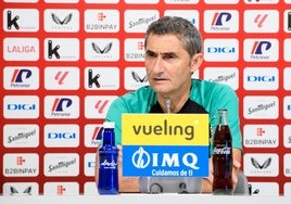 Valverde: «Llevamos quince días masticando la última jugada del partido contra el Atlético»