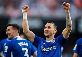 Berenguer celebra su gol.