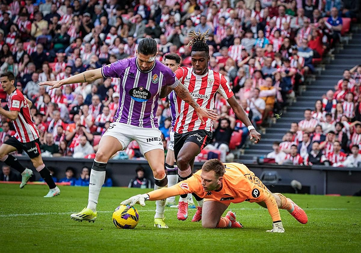 Nico anotó dos goles y repartió una asistencia.