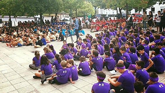 «Leioa cuenta con caminos seguros para ir andando al cole»