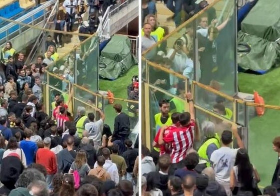 El bonito gesto de Oier Zarraga con dos aficionados del Athletic tras la victoria del Udinese