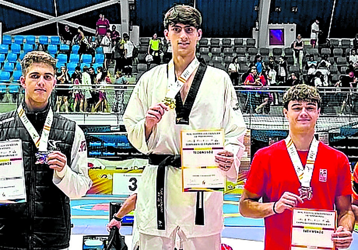 Fernández, en lo más alto del podio.