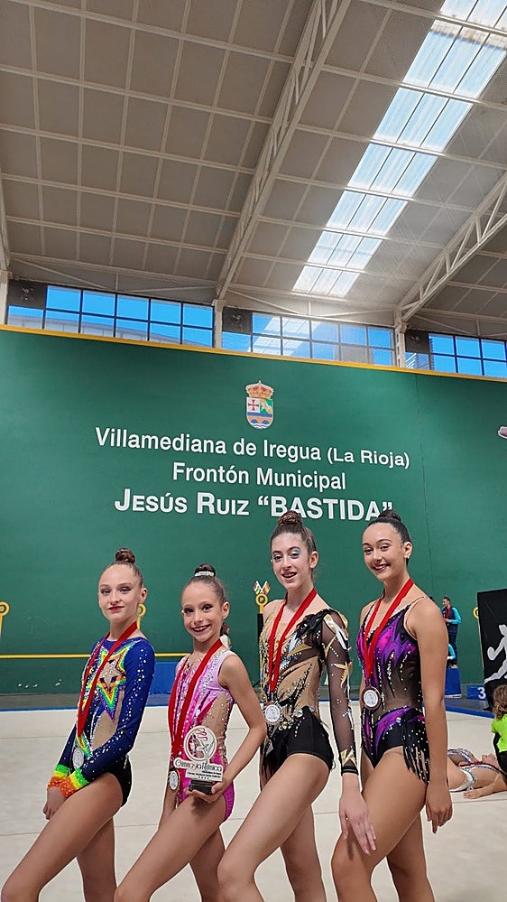 Dos platas y un bronce para Álava en el Torneo de Santa Eufemia de gimnasia rítmica