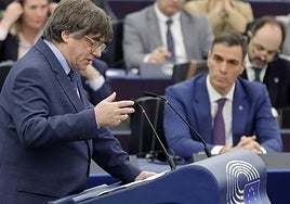 Carles Puigdemont y Pedro Sánchez.