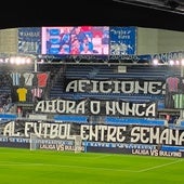 Mendizorroza clama contra los horarios: «Aficiones, ahora o nunca, no al fútbol entre semana»