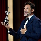 Bardem recibe el Premio Donostia «con todo el amor que este Festival me ha mostrado»