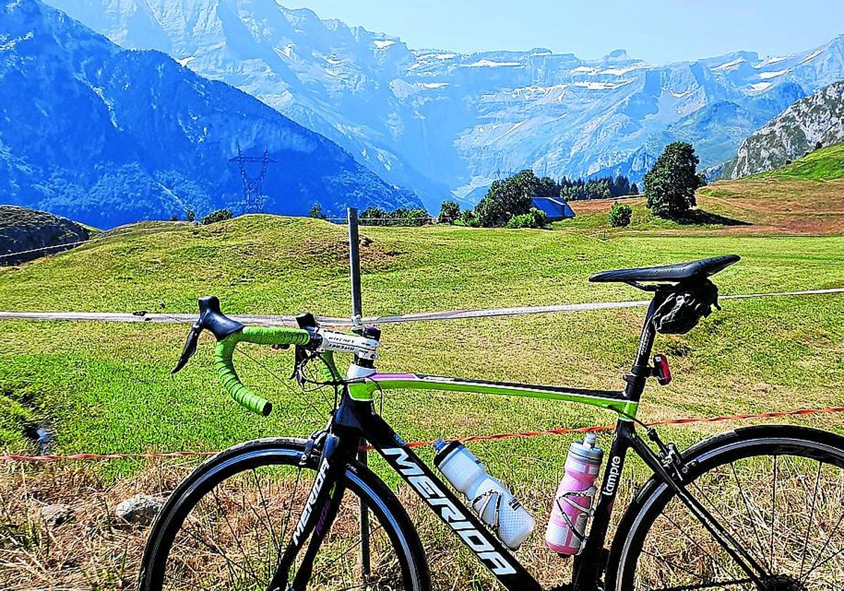 Vista desde el final de la carretera.