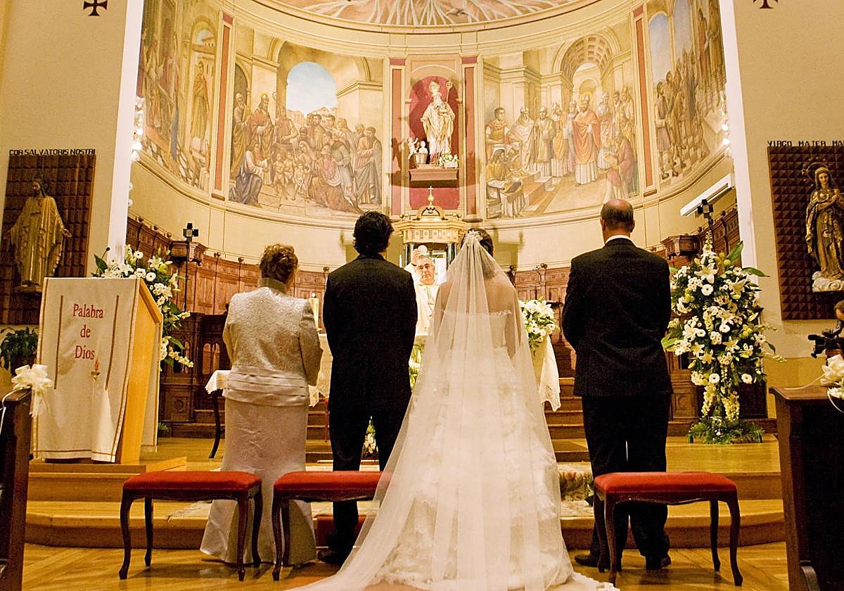 Imagen de archivo de una boda ajena a esta información.