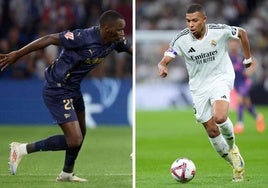 Diarra y Mbappé, durante esta Liga.