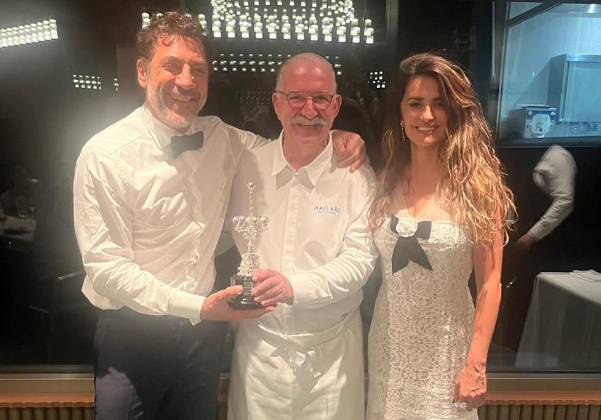 El restaurante vasco con tres Estrellas Michelin que han elegido Penélope Cruz y Javier Bardem para celebrar el Premio Donostia