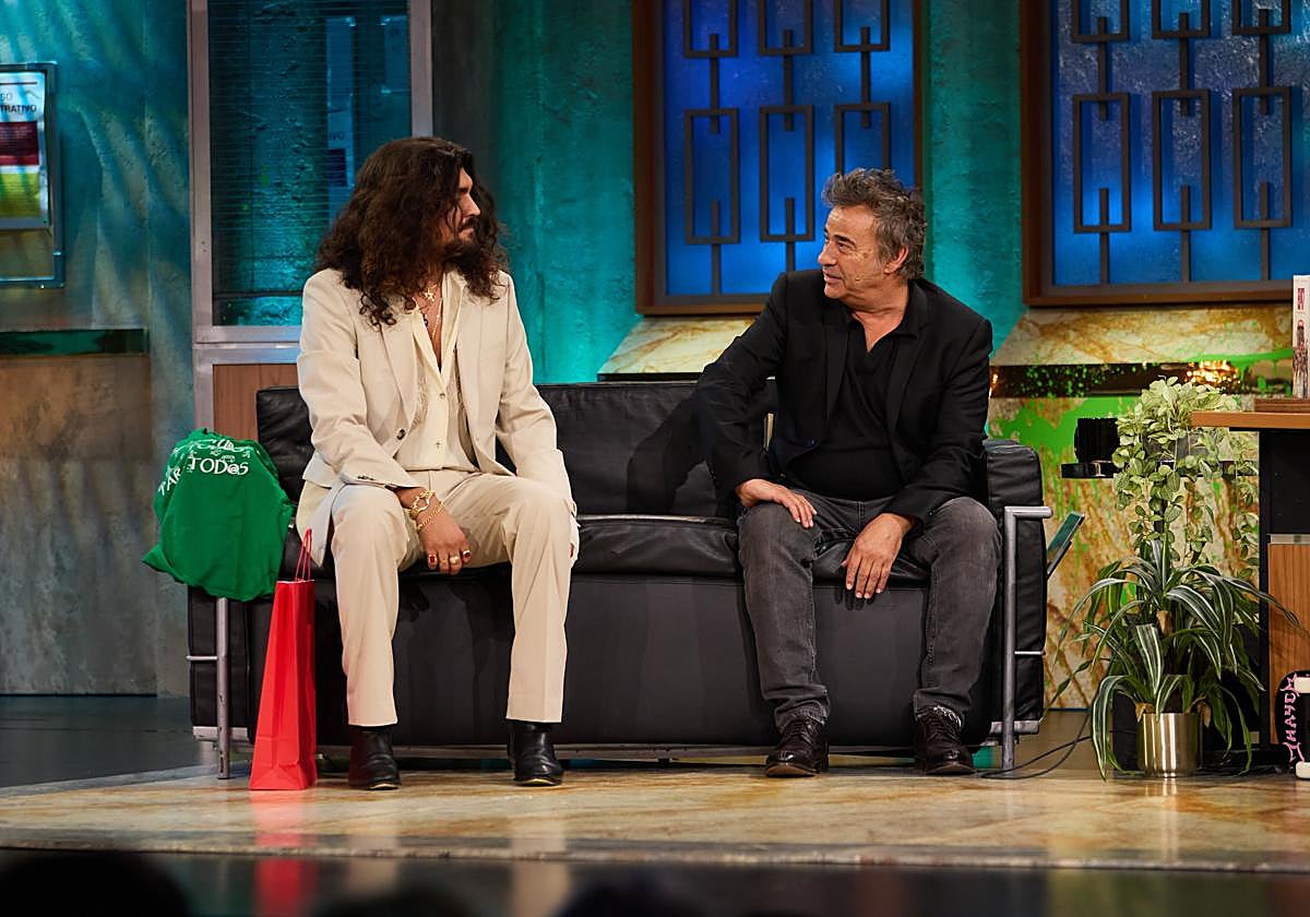 Israel Fernández y Eduard Fernández, los invitados del programa.