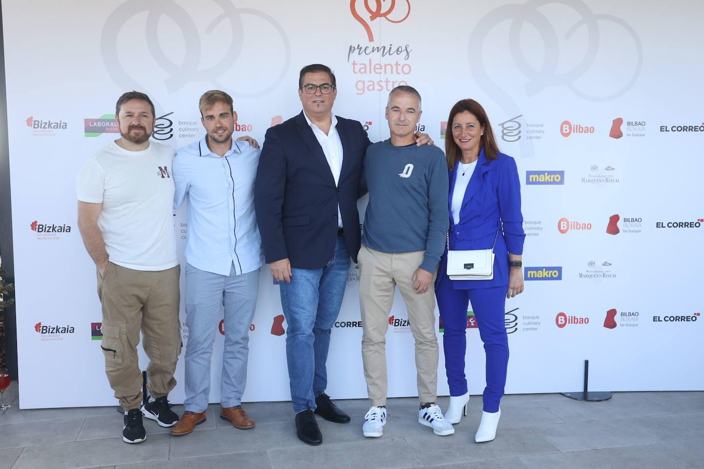 Javier Muñoz, Noé Ortíz, Jon Saratxo, Iñaki López y Lidia Matos.