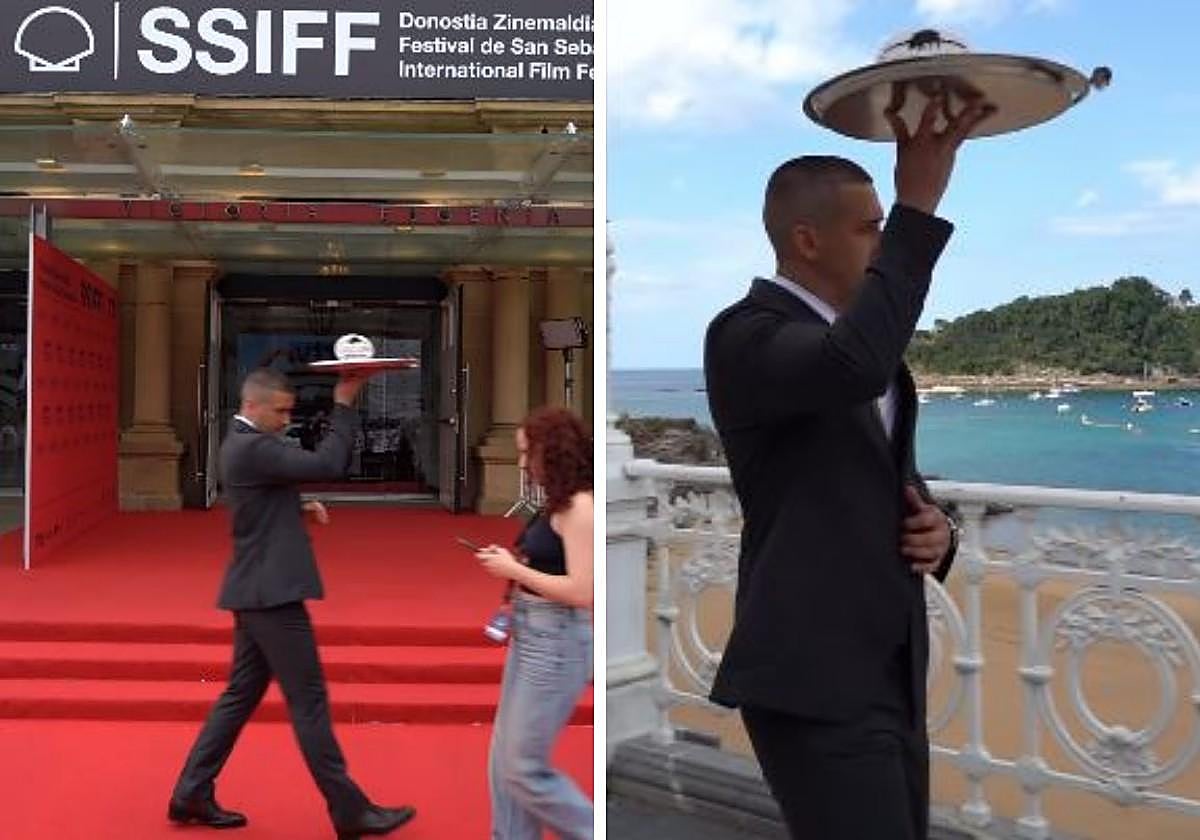 El camarero de moda en España se pasea por San Sebastián y se atreve con el euskera