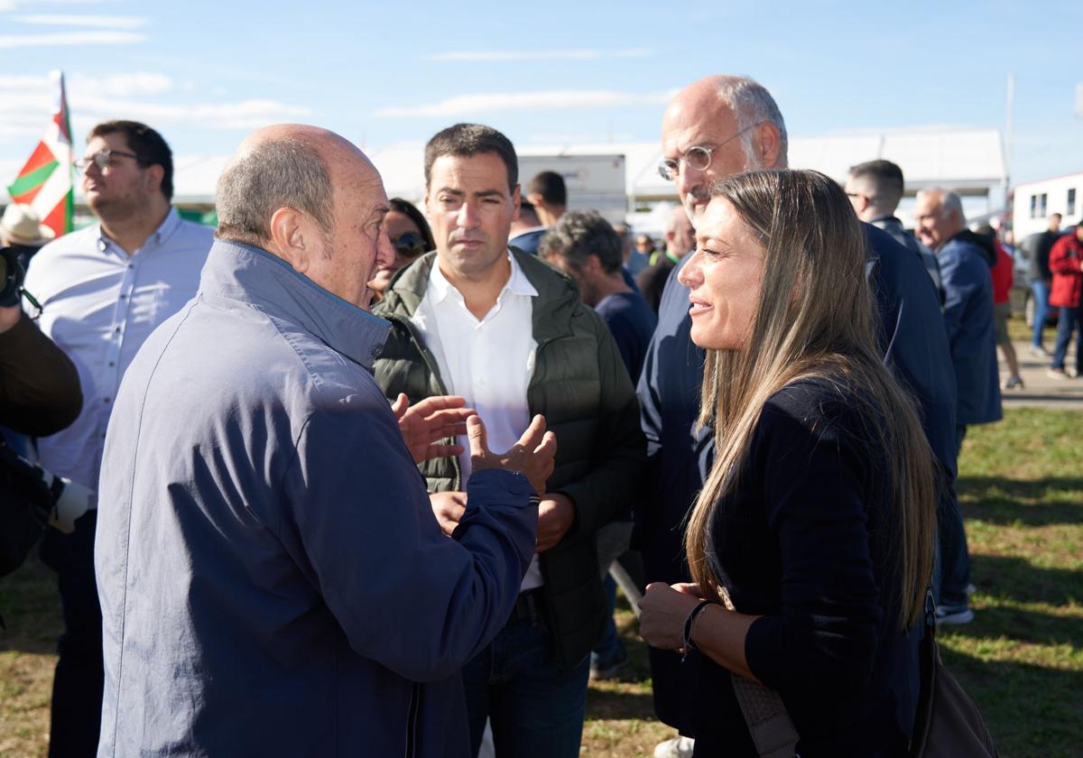 Míriam Nogueras en las campas de Foronda.