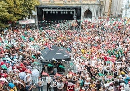 El alcalde de Bildu de Lekeitio agradece a la Ertzaintza su trabajo en las fiestas