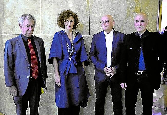 Dario Urzay, Ainhoa Sánchez, Txomin Badiola y Pello Irazu. 