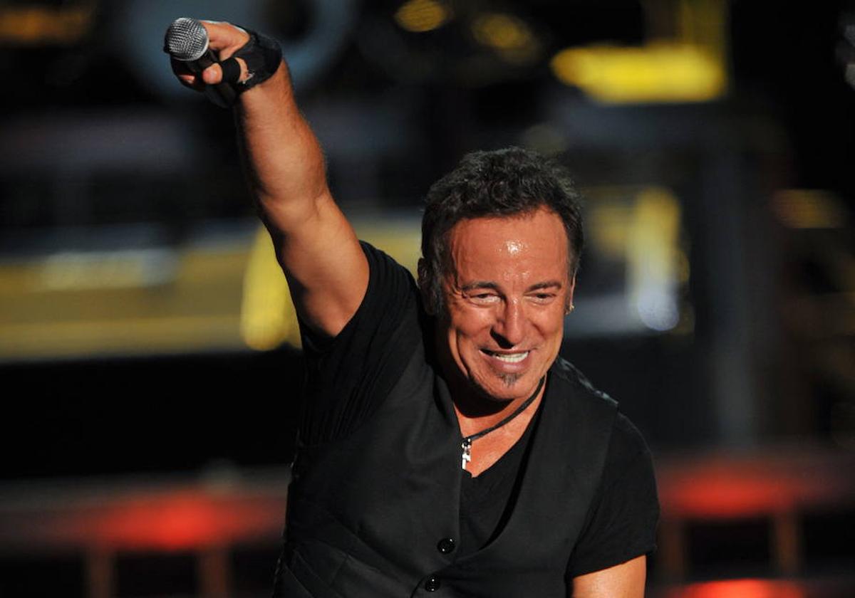 Bruce Springsteen, en su visita a San Mamés en 2009.