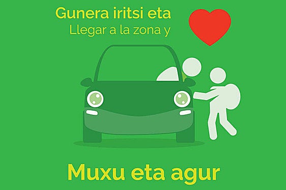 El movimiento 'Muxu eta agur' persigue crear espacios seguros en entornos escolares.