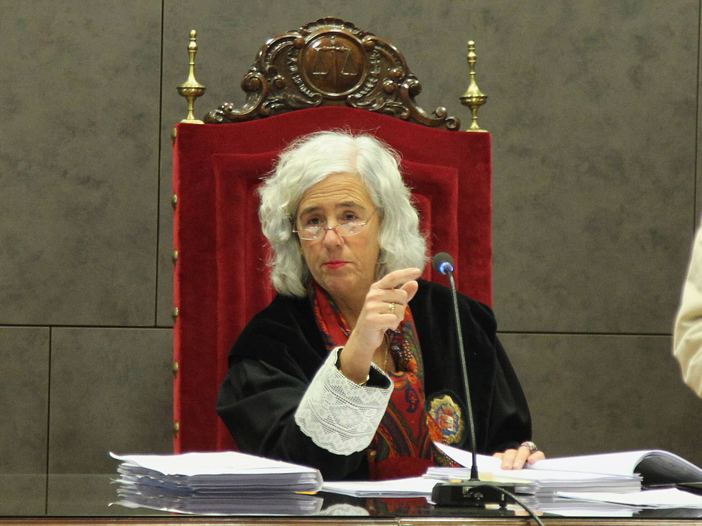 Garbiñe Biurrun, presidenta de la Sala de lo Social del Tribunal Superior de Justicia del País Vasco (TSJPV)