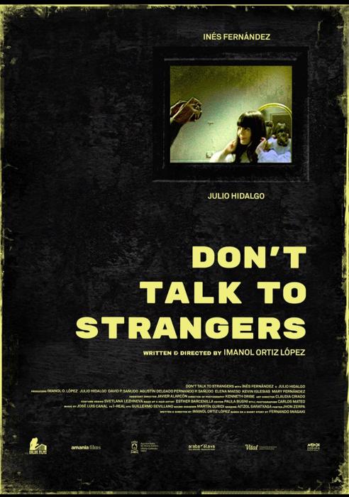 Imagen - Cartel del cortometraje 'No hay que hablar con extraños' ('Don't talk to stranger's, de Imanol Ortiz.