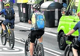 El multazo a los ciclistas por una maniobra muy común en las ciudades
