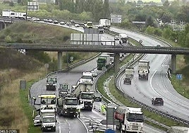 Finalizan las retenciones por obras en la A-1 a su paso por Vitoria