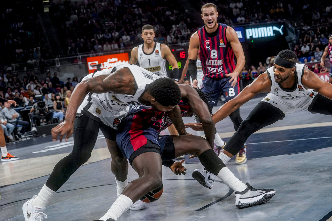 Baskonia-Partizan, en imágenes