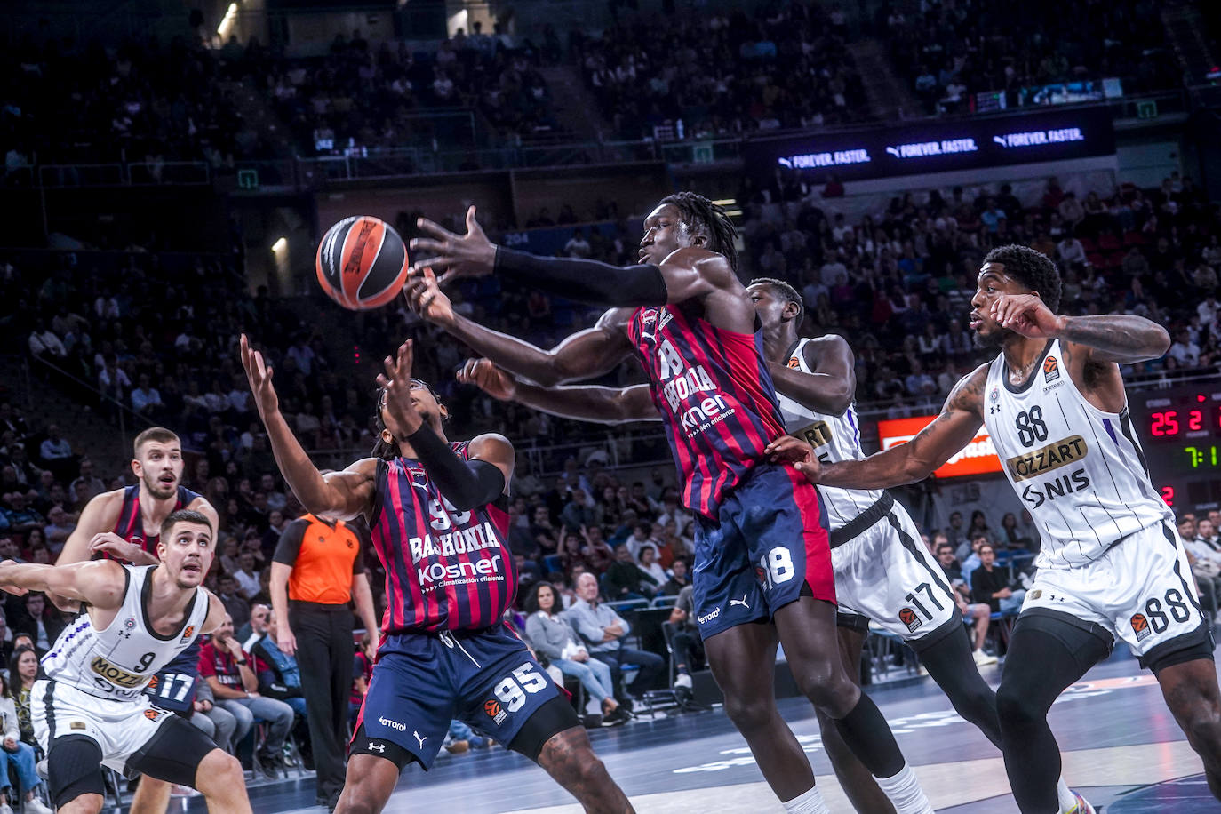 Baskonia-Partizan, en imágenes