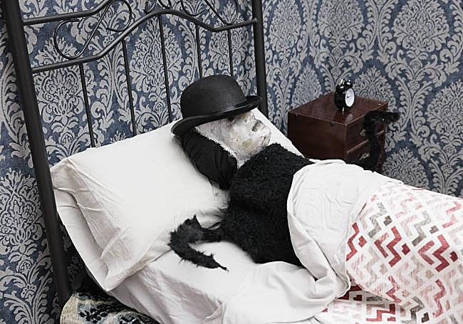 Gregor Samsa, en plena metamorfosis.