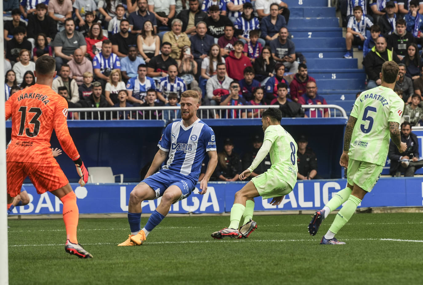 El Alavés-Barcelona de LaLiga, en imágenes