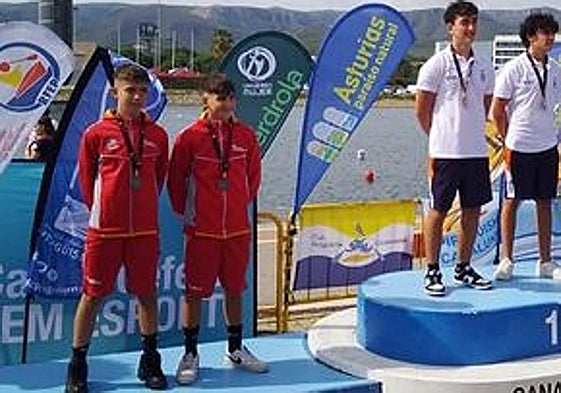 Los subcampeones del Club Antares.