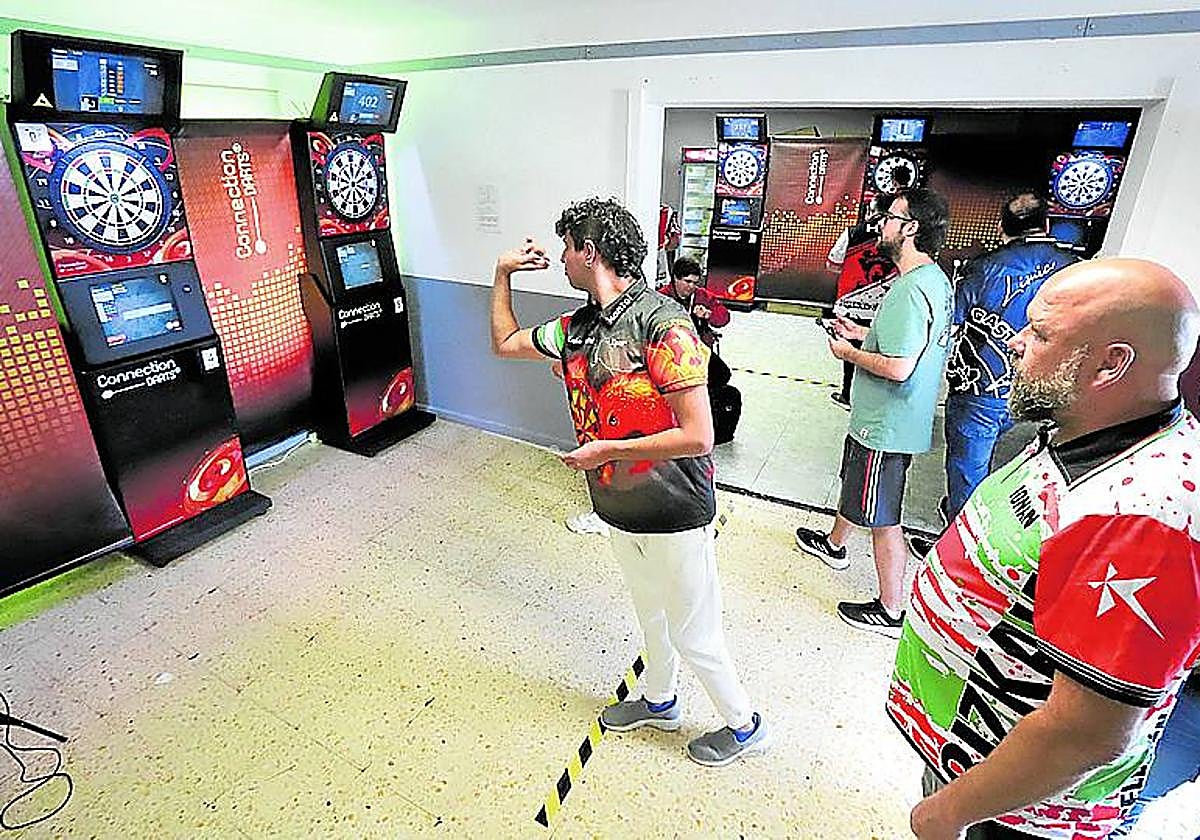 Momento de la competición en El Crucero.