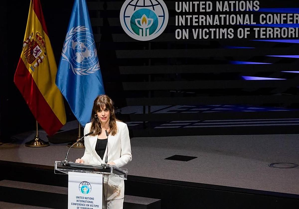 Maider Etxebarria ha inaugurado el congreso de la ONU en Vitoria.