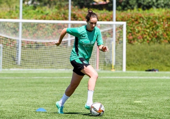 Unzué, durante un entrenamiento.