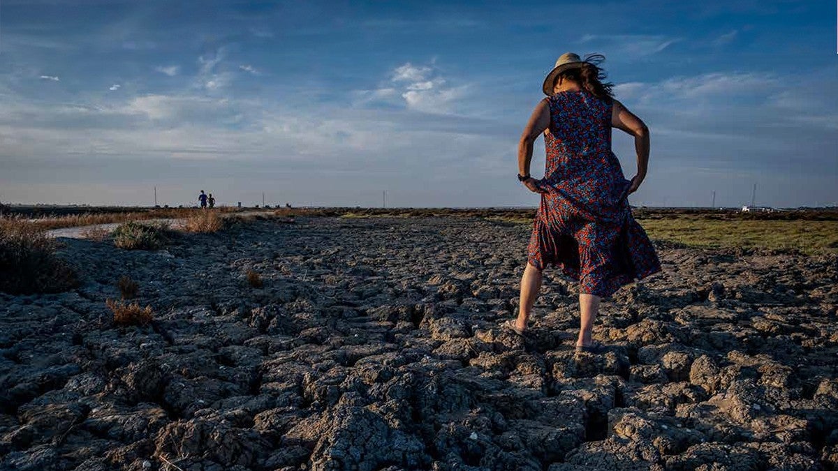 Una de las imágenes de la exposición que acoge estos días la torre Madariaga.